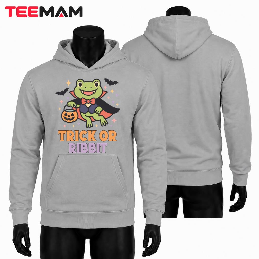 Halloween Vampire Frog Hoodie Trick Or Ribbit Halloween Vampire Frog Hoodie Trick Or Ribbit