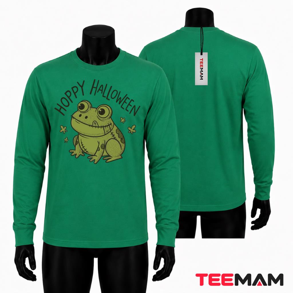 Halloween Zombie Frog Long Sleeve Hoppy Halloween Halloween Zombie Frog Long Sleeve Hoppy Halloween
