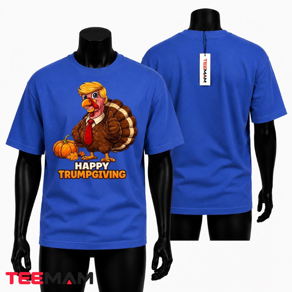 Happy Trumpgiving T-Shirt Funny Trump Turkey Thanksgiving