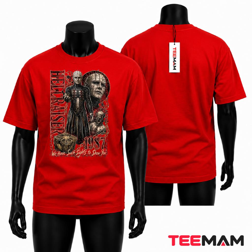 Hellraiser Halloween T-Shirt Pinhead Horror Movie