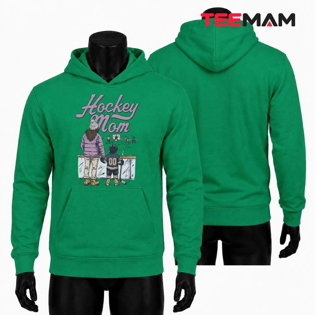 Hockey Mom Watching Son Game Hoodie Hockey Mom Watching Son Game Hoodie