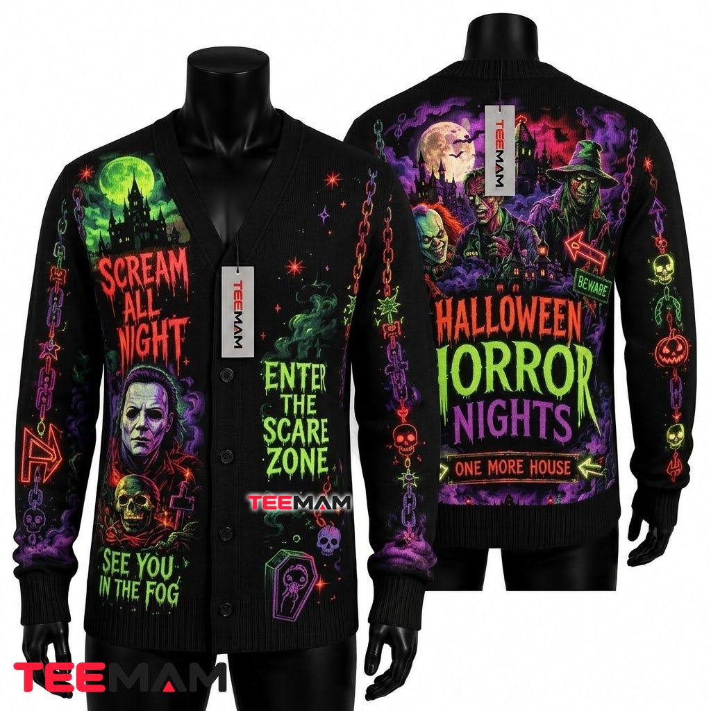 Hocus Pocus Halloween Cardigan Witch Black Cat Hocus Pocus Halloween Cardigan Witch Black Cat