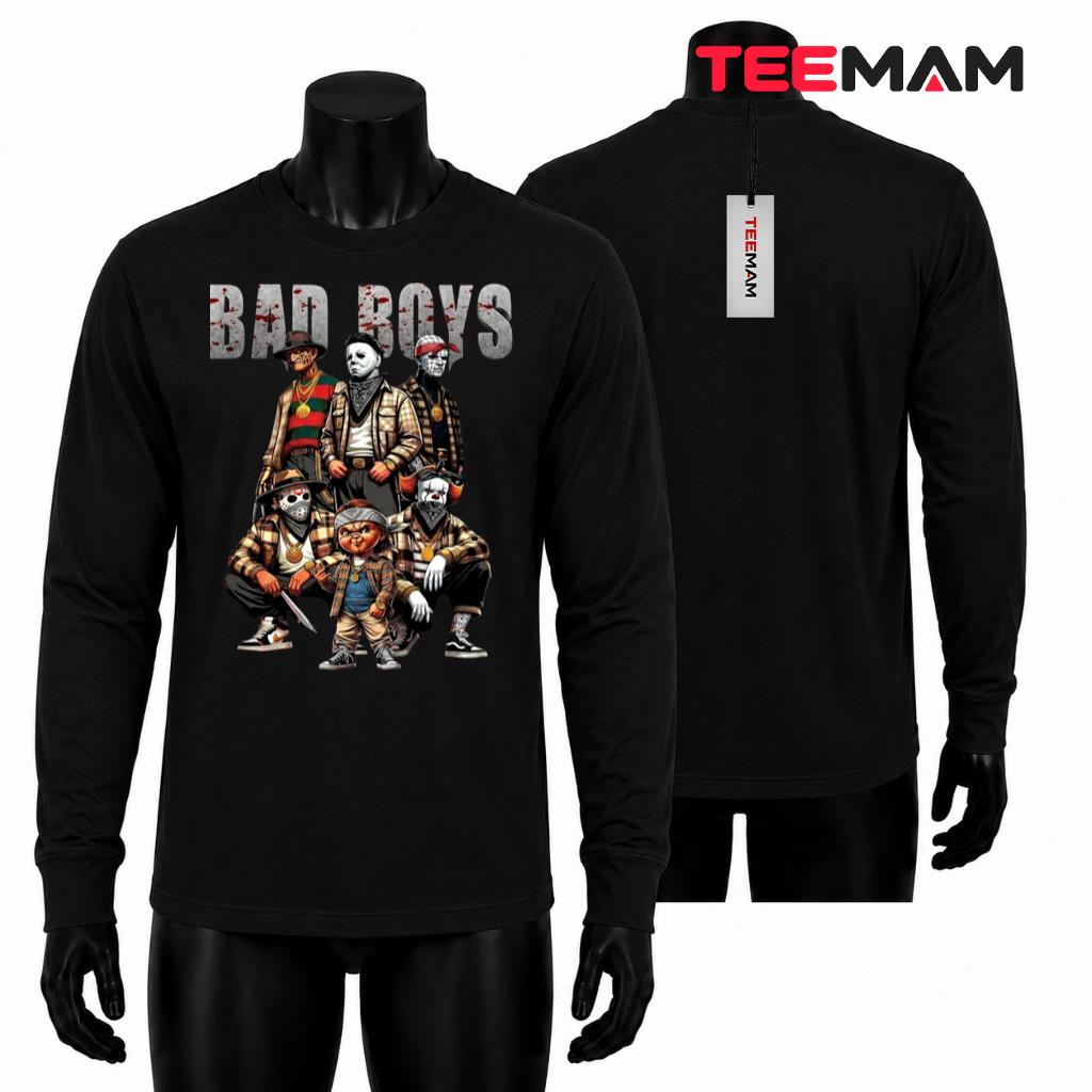 Horror Movie Long Sleeve Bad Boys Halloween Horror Squad Horror Movie Long Sleeve Bad Boys Halloween Horror Squad