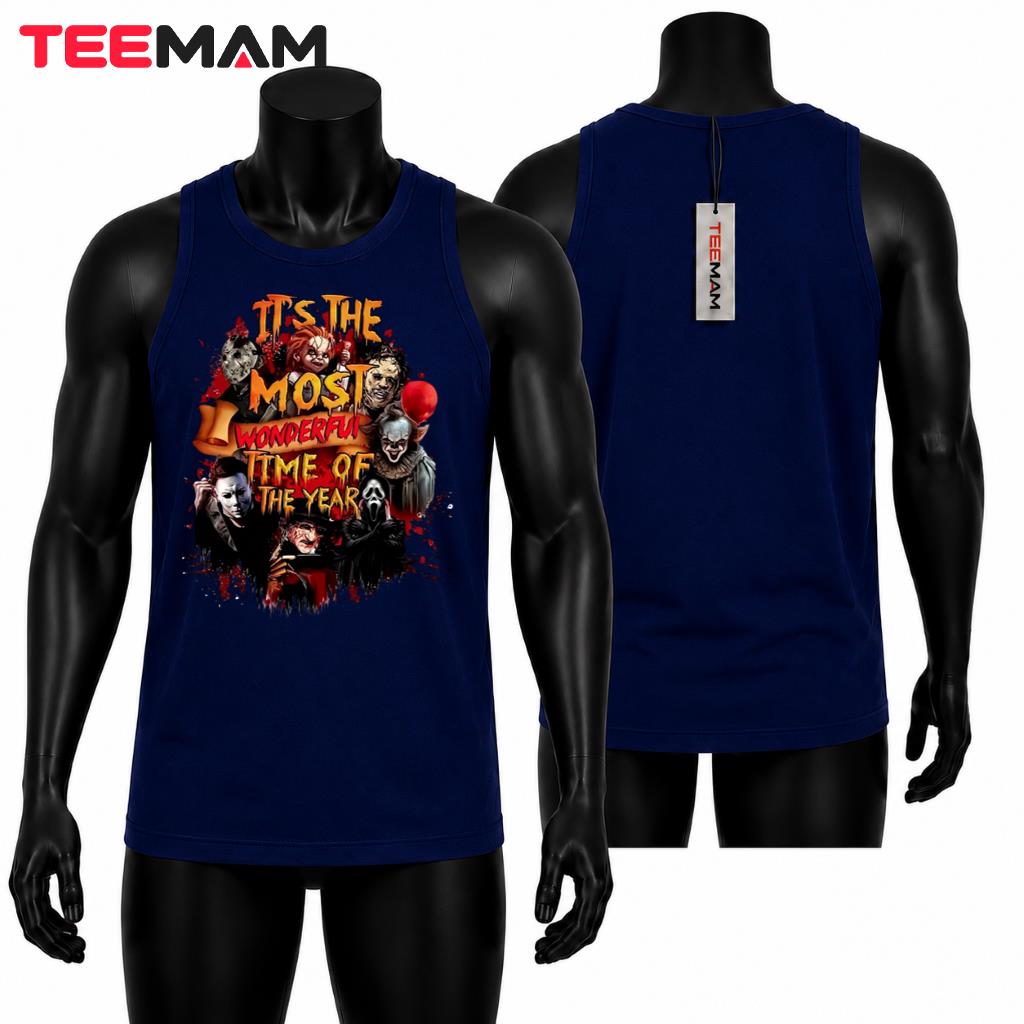 Horror Movie Characters Halloween Tank Top Its The Most Wonderful Time Of The Year Horror Movie Characters Halloween Tank Top Its The Most Wonderful Time Of The Year