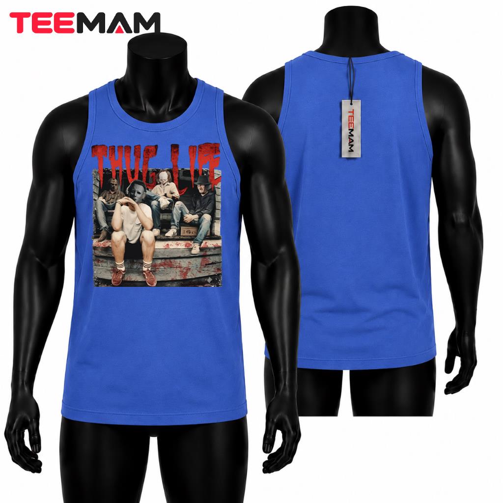 Horror Movie Characters Halloween Tank Top Thug Life Porch Horror Movie Characters Halloween Tank Top Thug Life Porch