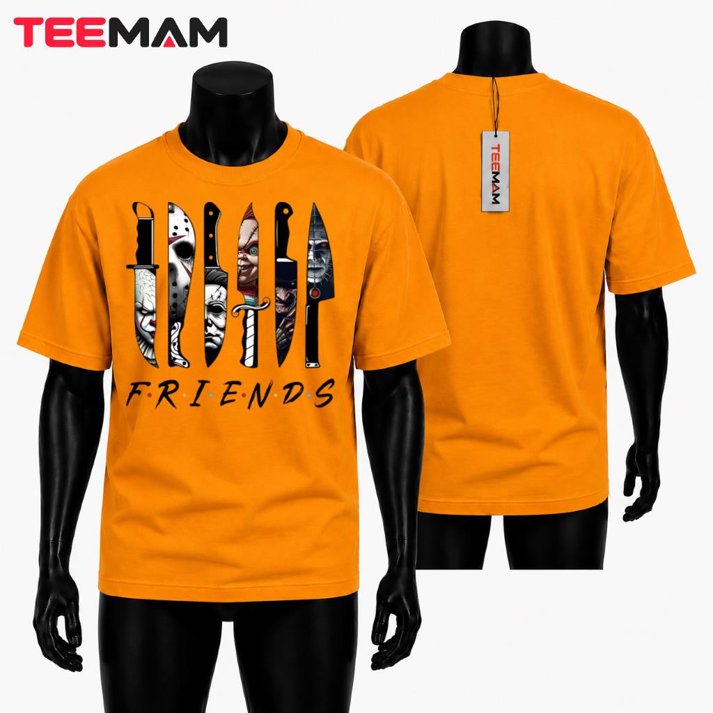 Horror Movies Friends T-Shirt Knives Halloween Spooky