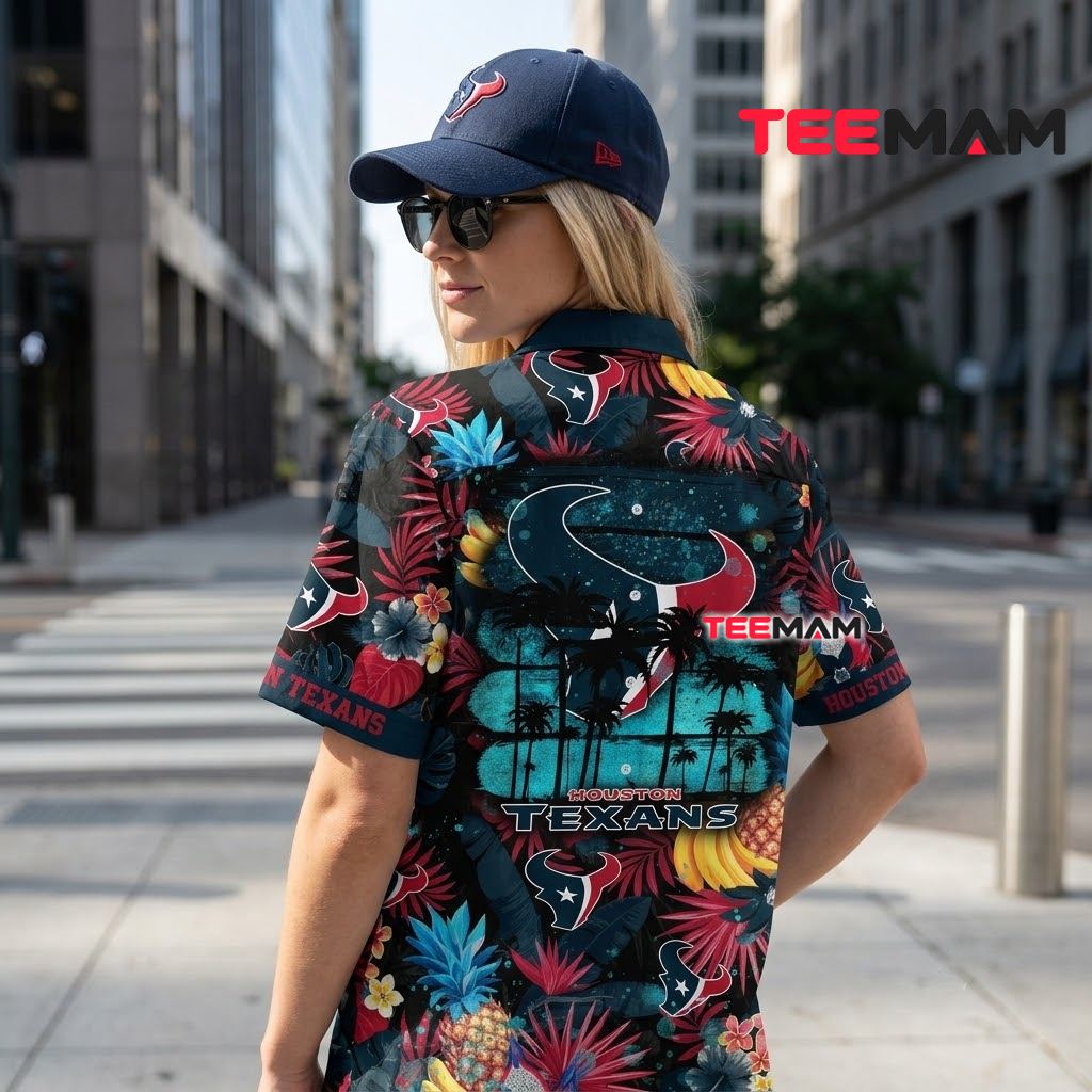 Houston Texans Hawaiian Shirt Love Summer Fruit Paradise Version 3 Houston Texans Hawaiian Shirt Love Summer Fruit Paradise Version 3