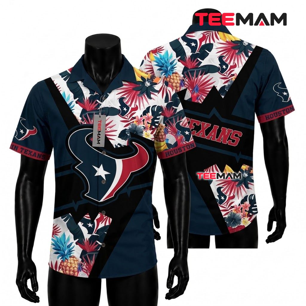Indianapolis Colts Hawaiian Shirt Green Orchid Split Panel