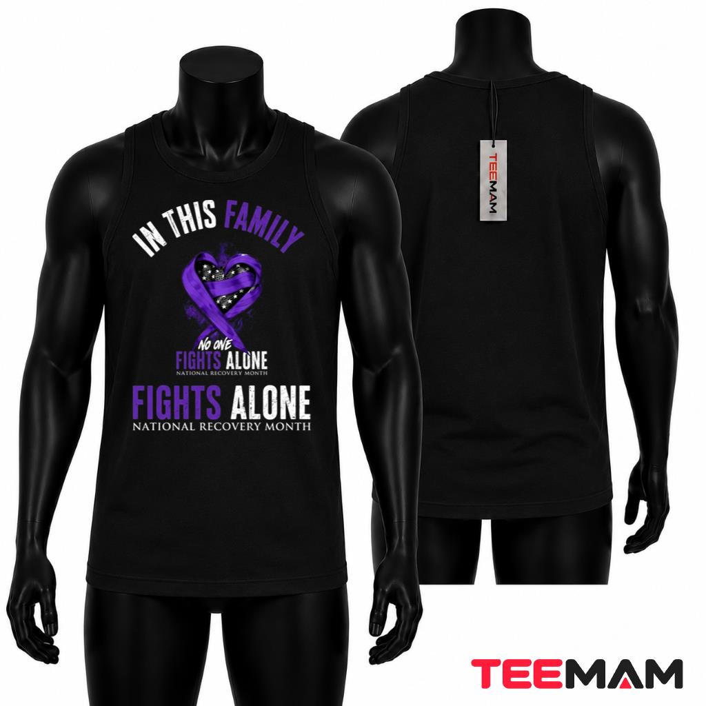 In This Family No One Fights Alone Tank Top In This Family No One Fights Alone Tank Top