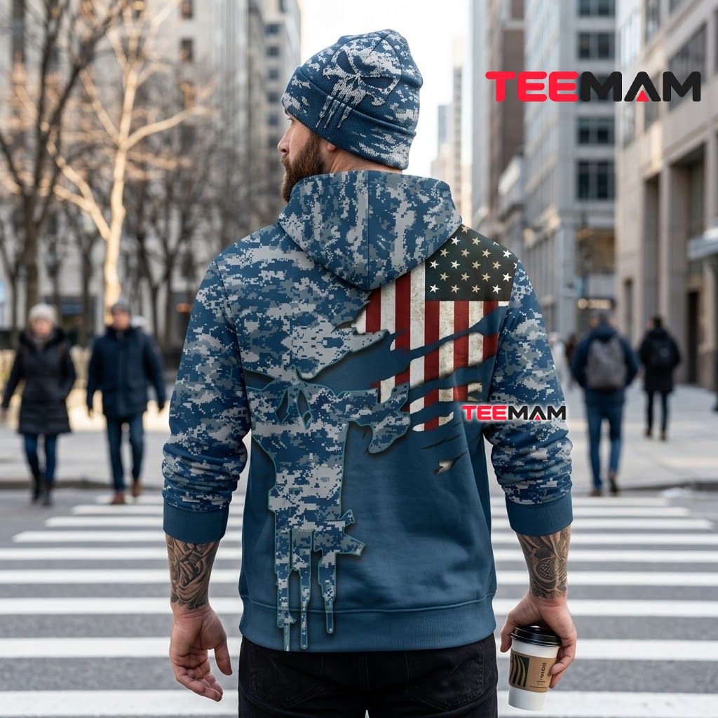 Indianapolis Colts 3D Hoodie Digital Camo Torn Flag Version 3 Indianapolis Colts 3D Hoodie Digital Camo Torn Flag Version 3