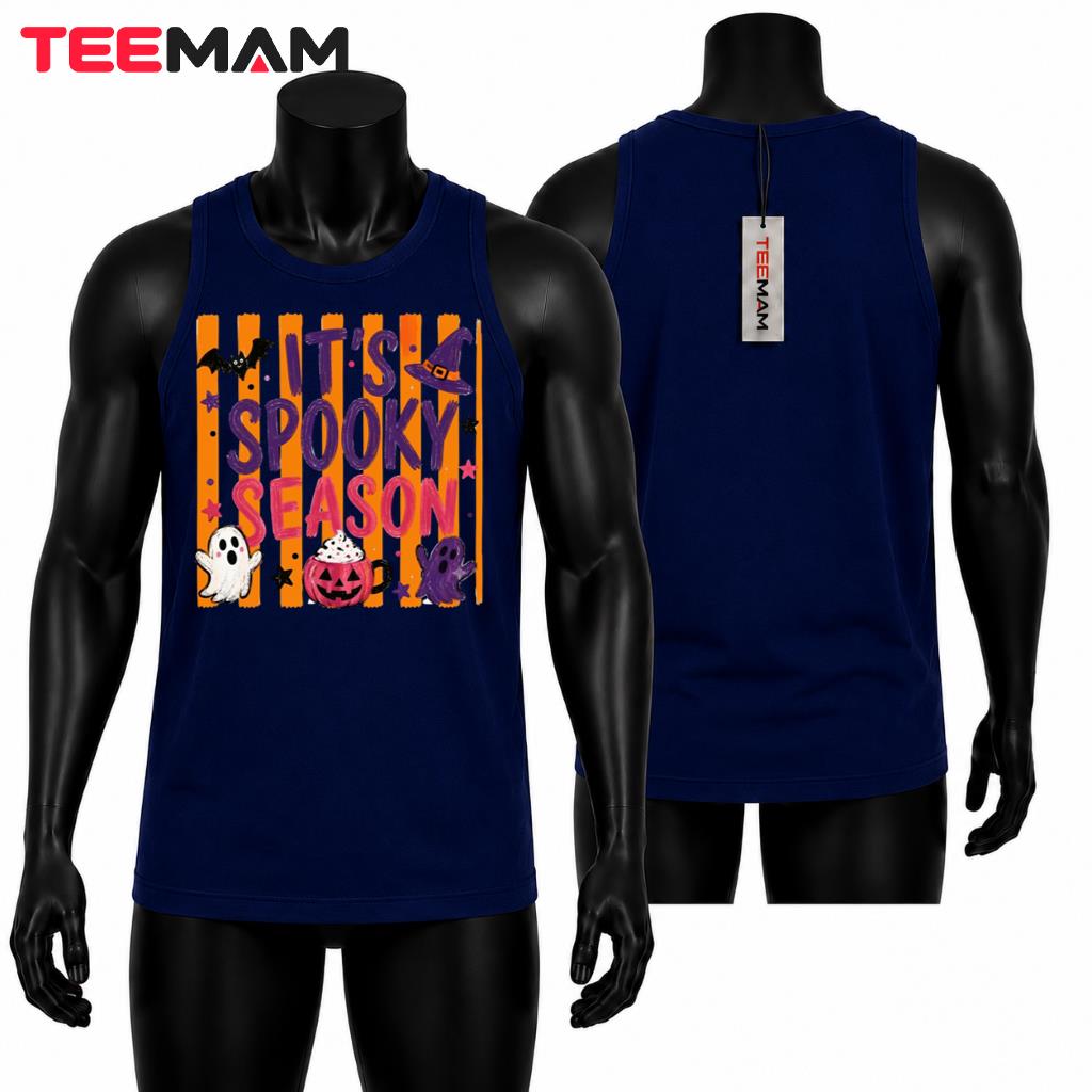Its Spooky Season Ghost Halloween Tank Top Its Spooky Season Ghost Halloween Tank Top