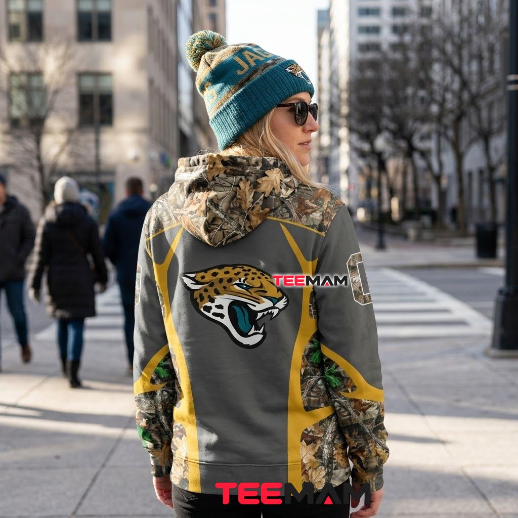 Jacksonville Jaguars 3D Hoodie Realtree Camo Jersey Panel Version 3 Jacksonville Jaguars 3D Hoodie Realtree Camo Jersey Panel Version 3
