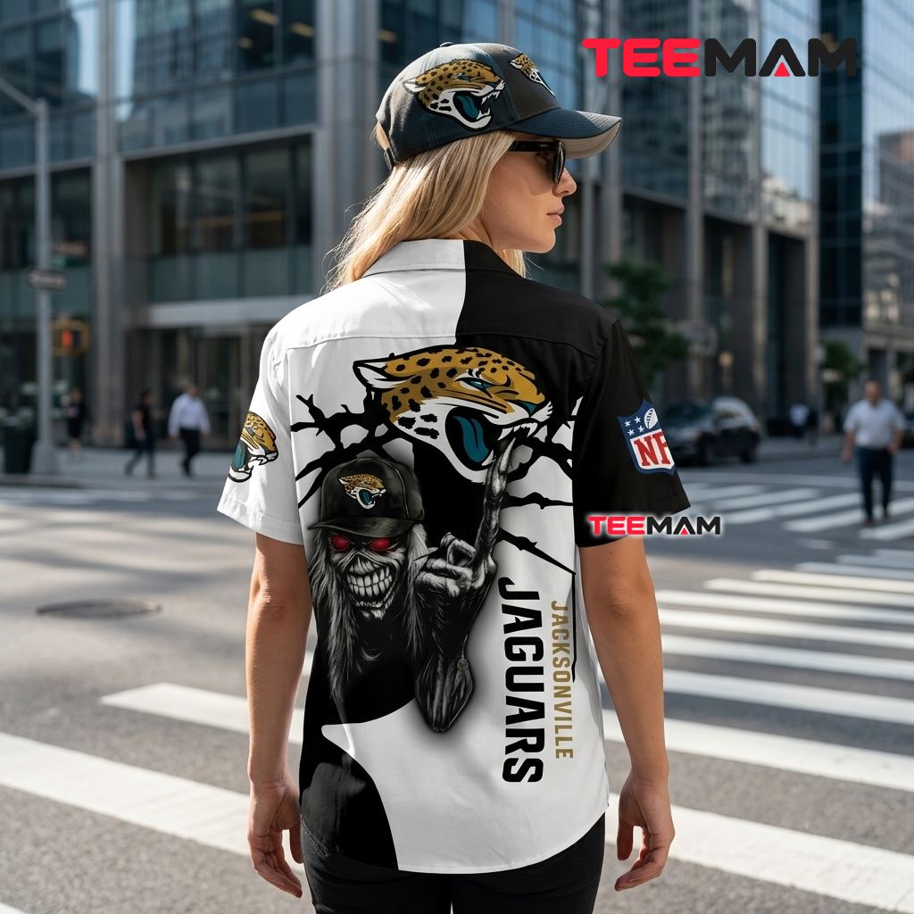 Jacksonville Jaguars Aloha Shirt Skull Crack Version 3 Jacksonville Jaguars Aloha Shirt Skull Crack Version 3