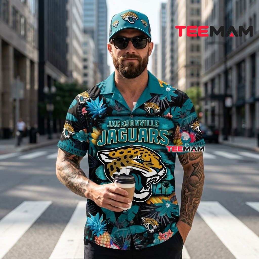 Jacksonville Jaguars Hawaiian Shirt Summer Fruit Back Jacksonville Jaguars Hawaiian Shirt Summer Fruit Back