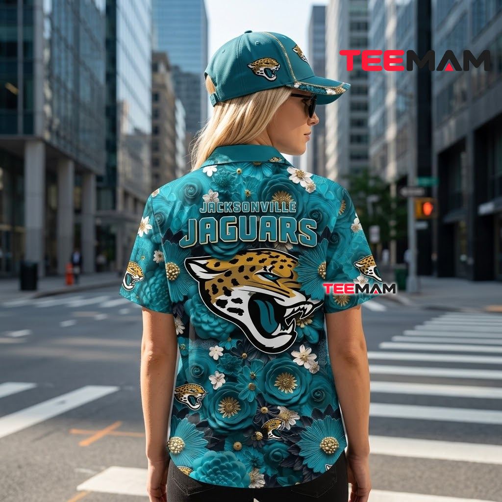 Jacksonville Jaguars Tropical Shirt 3D Embossed Tropical Version 3 Jacksonville Jaguars Tropical Shirt 3D Embossed Tropical Version 3