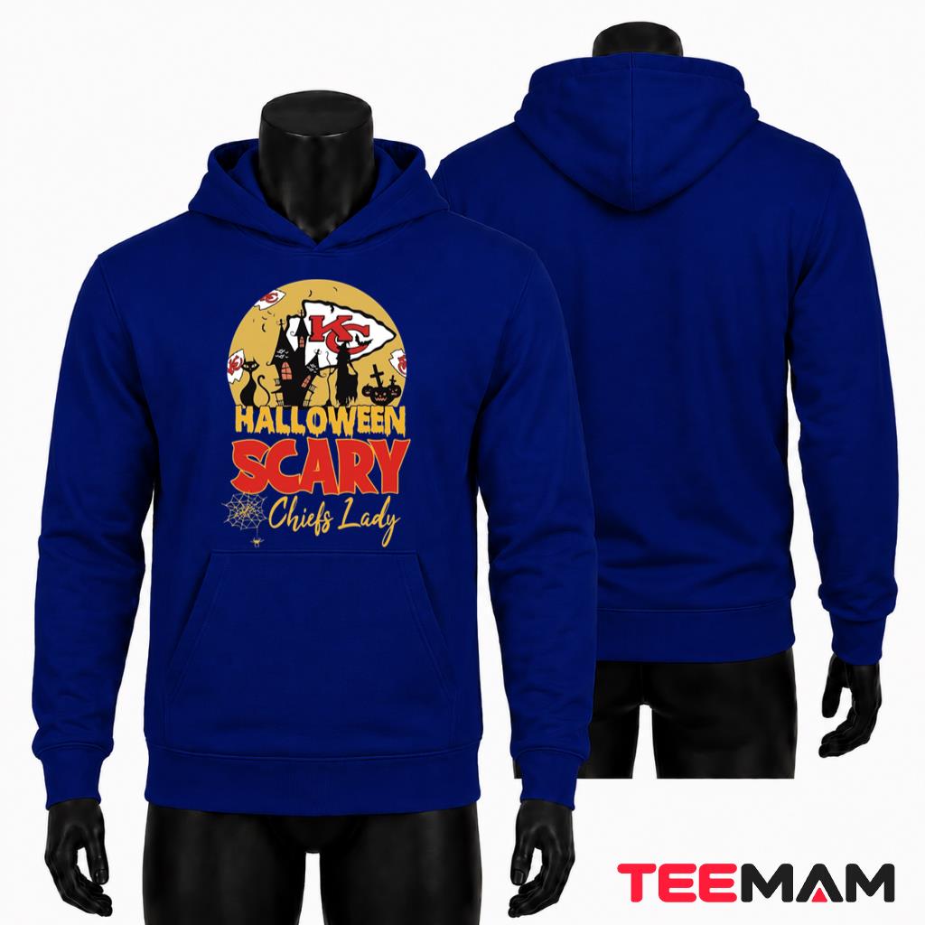 Kansas City Chiefs Halloween Hoodie Scary Witch Lady Kansas City Chiefs Halloween Hoodie Scary Witch Lady