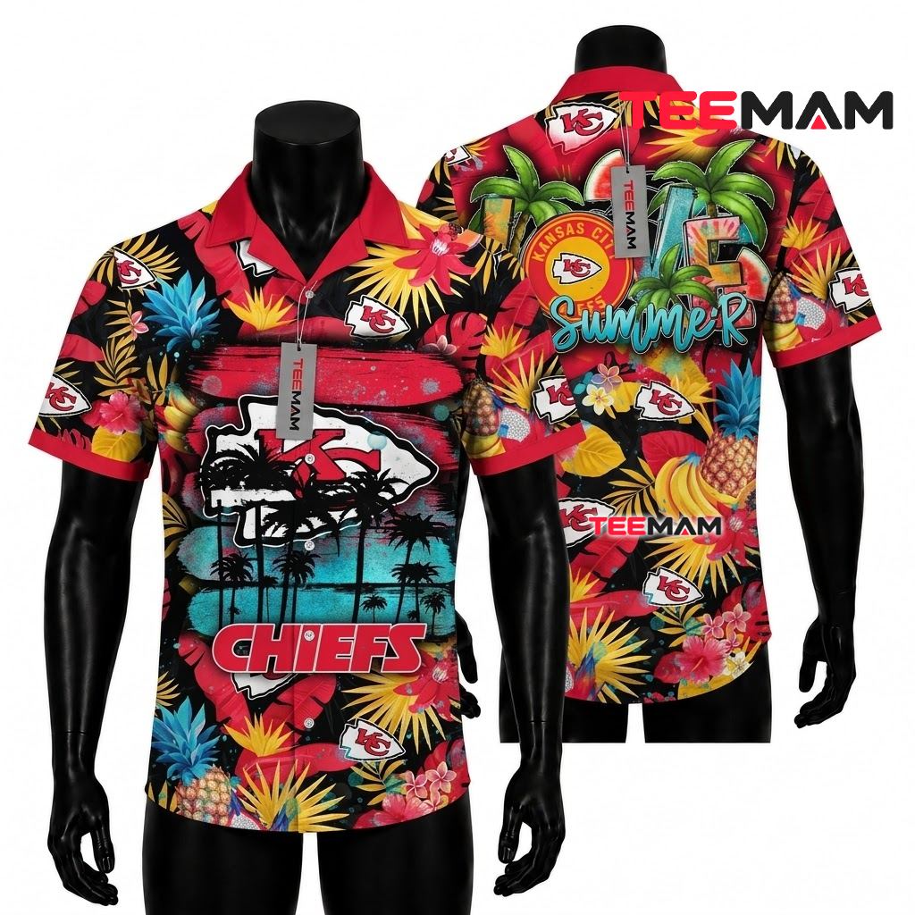 Kansas City Chiefs Hawaiian Shirt Love Summer Front