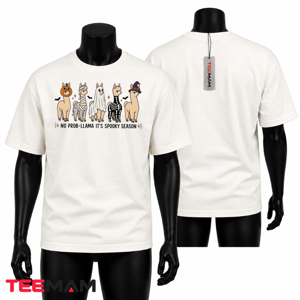 Llama Skeleton Halloween Shirt Spooky Cute Animal Costume Llama Skeleton Halloween Shirt Spooky Cute Animal Costume