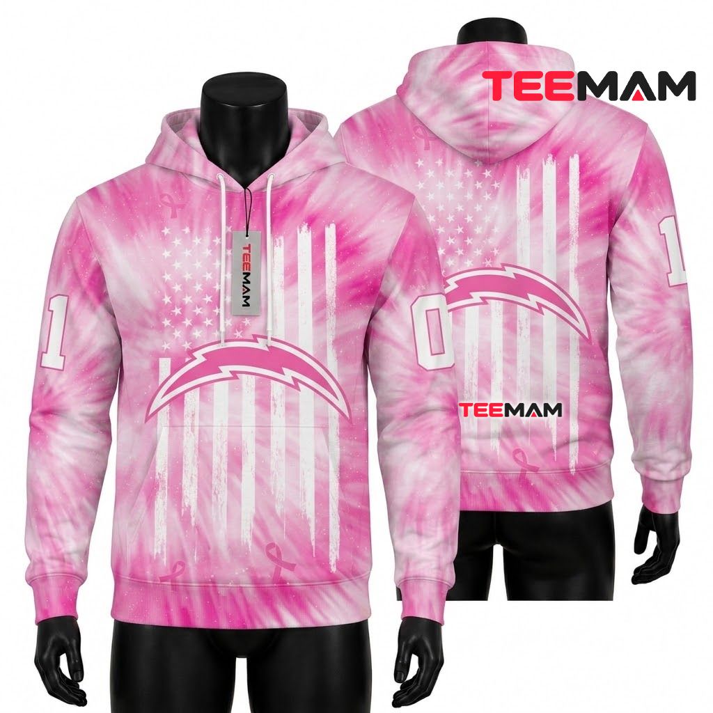 Los Angeles Rams 3D Hoodie Autism Awareness Ribbon Scribble