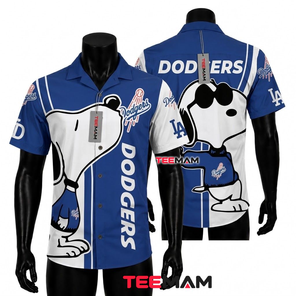 Los Angeles Dodgers Button Up Shirt Daisy Los Angeles Dodgers Button Up Shirt Daisy