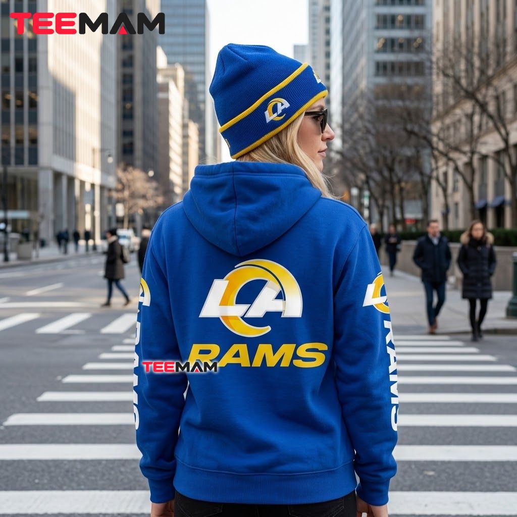 Los Angeles Rams 3D Hoodie Cat In The Hat Support Version 3 Los Angeles Rams 3D Hoodie Cat In The Hat Support Version 3