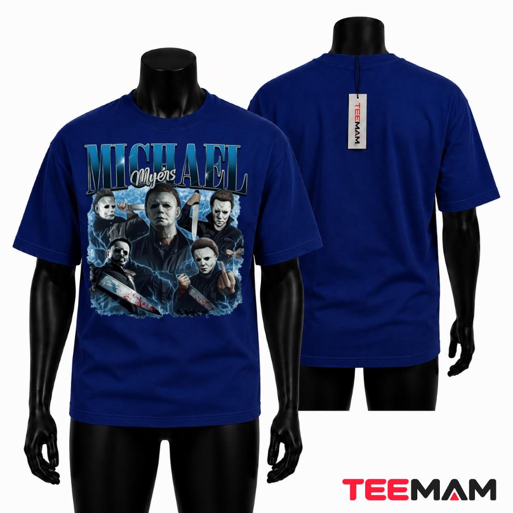 Michael Myers Halloween T-Shirt Classic Slasher Villain Movie Poster