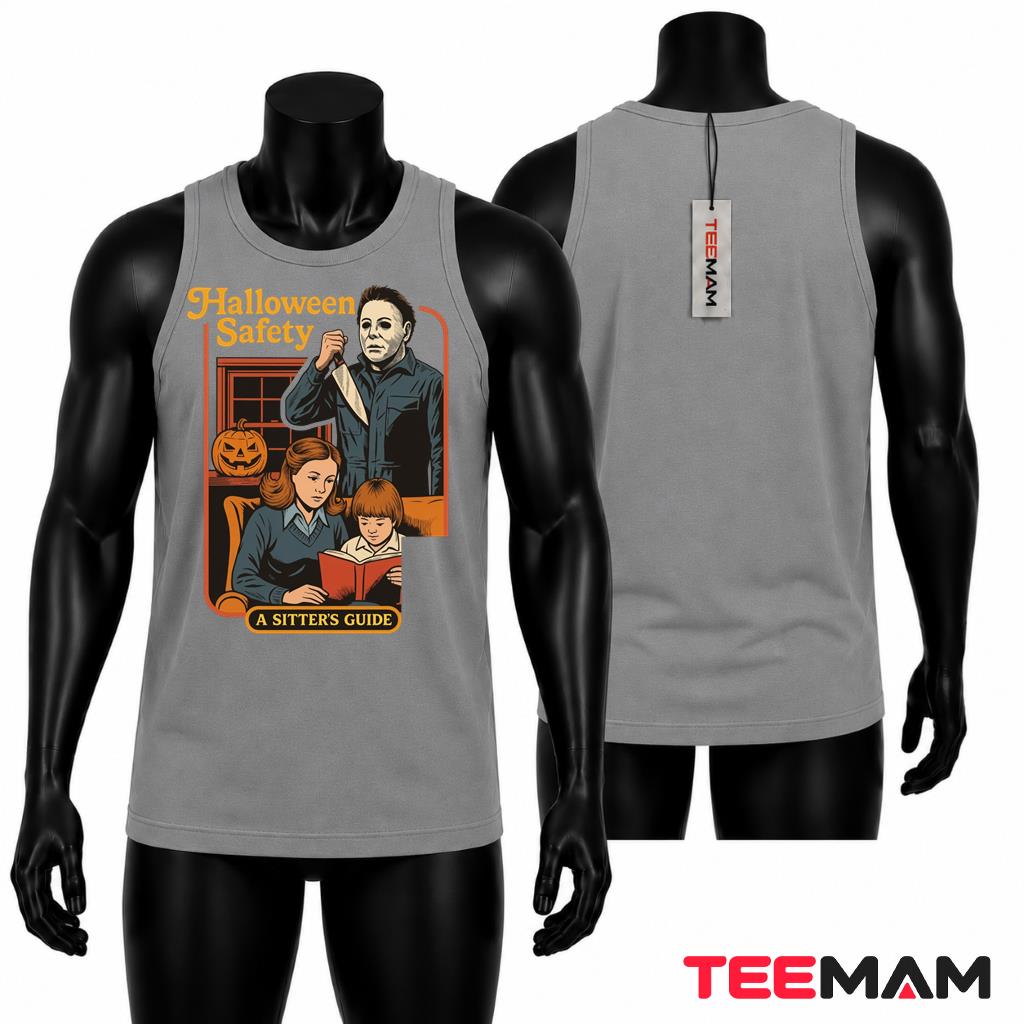 Michael Myers Halloween Tank Top Halloween Safety Sitters Guide Michael Myers Halloween Tank Top Halloween Safety Sitters Guide