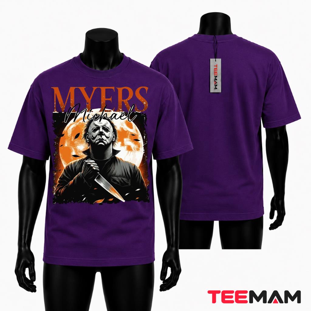Michael Myers Halloween T-Shirt Vintage Horror Movie Full Moon