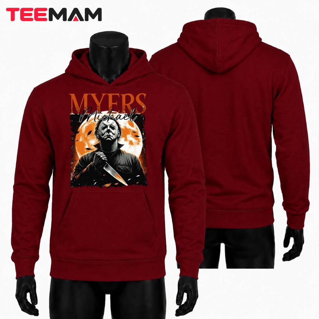 Michael Myers Halloween Hoodie Vintage Horror Movie Full Moon Michael Myers Halloween Hoodie Vintage Horror Movie Full Moon