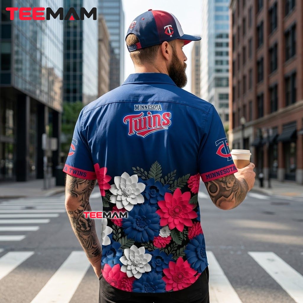 Minnesota Twins Aloha Shirt Chrysanthemum Version 3 Minnesota Twins Aloha Shirt Chrysanthemum Version 3