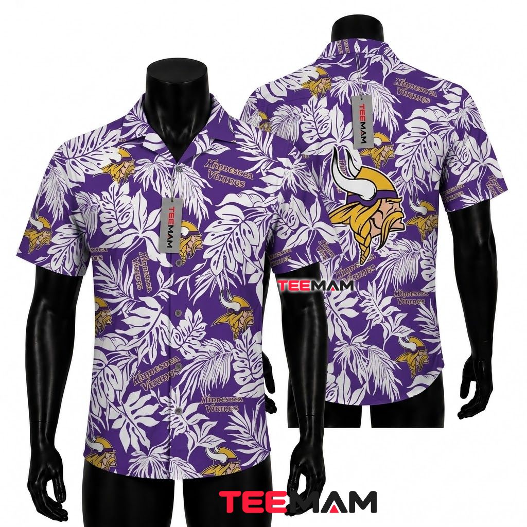 Minnesota Vikings Aloha Shirt Tiki Mask Minnesota Vikings Aloha Shirt Tiki Mask