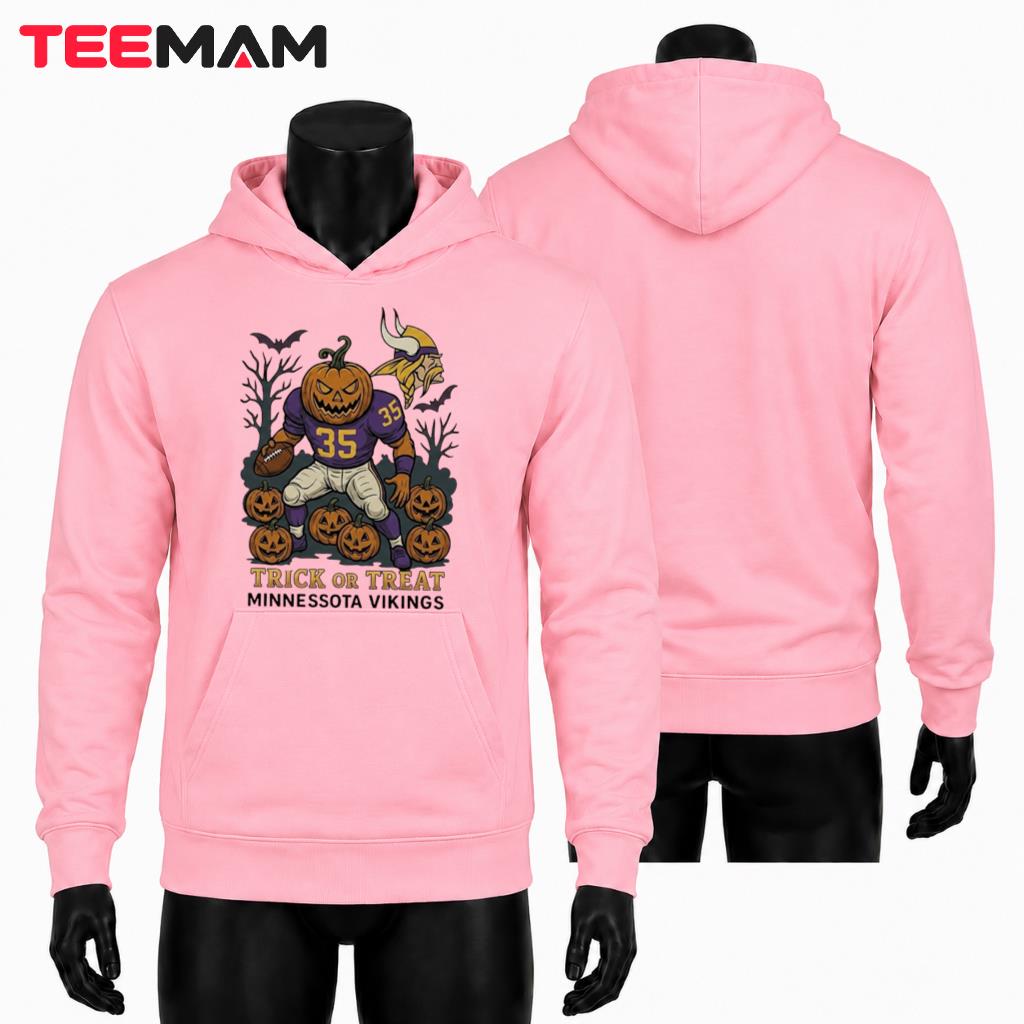 Minnesota Vikings Halloween Hoodie Pumpkin Head Player Minnesota Vikings Halloween Hoodie Pumpkin Head Player