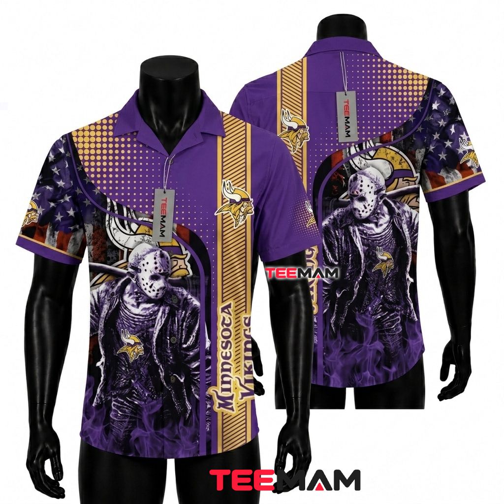 Minnesota Vikings Hawaiian Shirt Flamingo Parrot Minnesota Vikings Hawaiian Shirt Flamingo Parrot