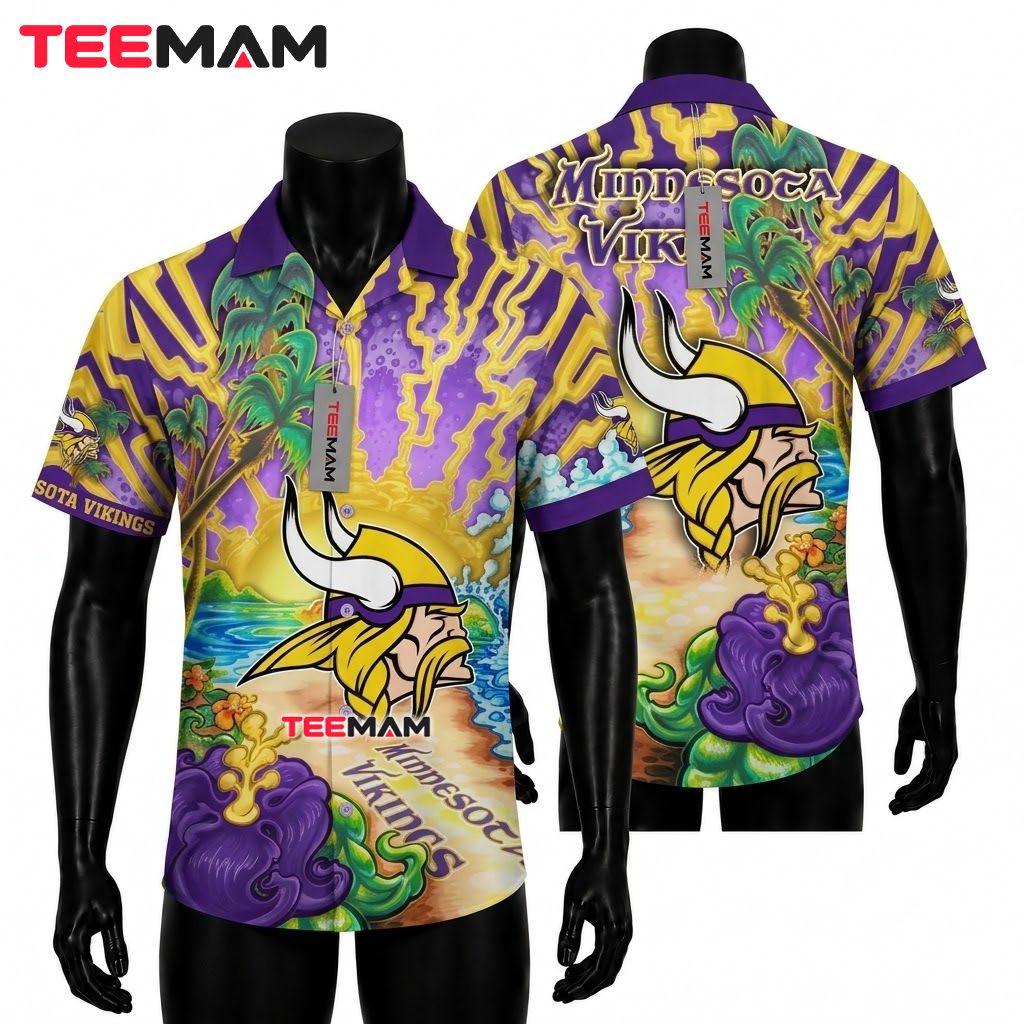 Minnesota Vikings Tropical Shirt Surf Car Minnesota Vikings Tropical Shirt Surf Car
