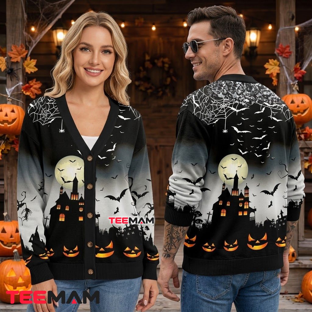 Mist Halloween Cardigan Haunted House Bat 2 Mist Halloween Cardigan Haunted House Bat 2