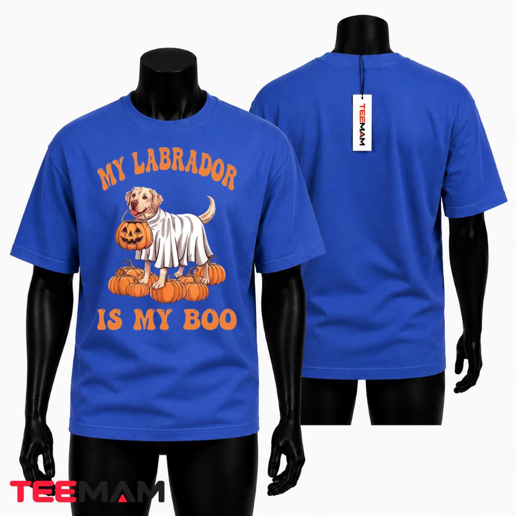 My Labrador Is My Boo Halloween T-Shirt Ghost Costume