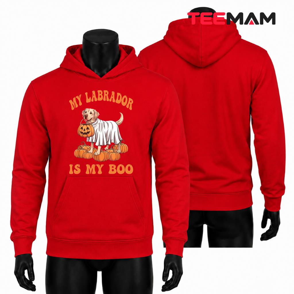 My Labrador Is My Boo Halloween Hoodie Ghost Costume My Labrador Is My Boo Halloween Hoodie Ghost Costume