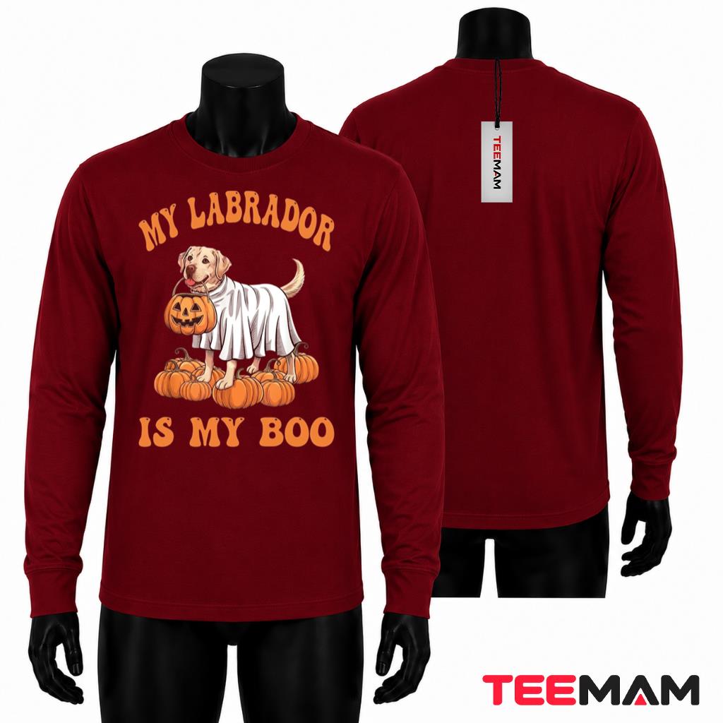 My Labrador Is My Boo Halloween Long Sleeve Ghost Costume My Labrador Is My Boo Halloween Long Sleeve Ghost Costume