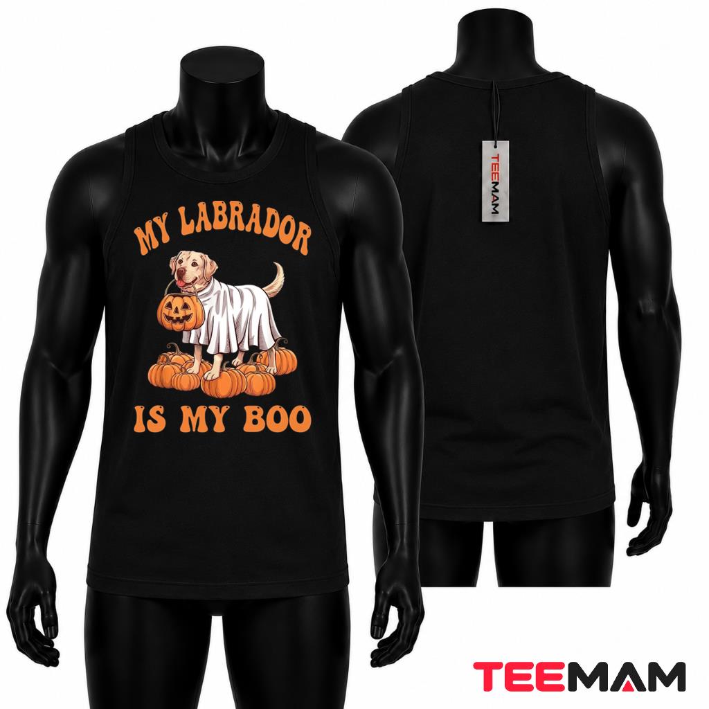 My Labrador Is My Boo Halloween Tank Top Ghost Costume My Labrador Is My Boo Halloween Tank Top Ghost Costume
