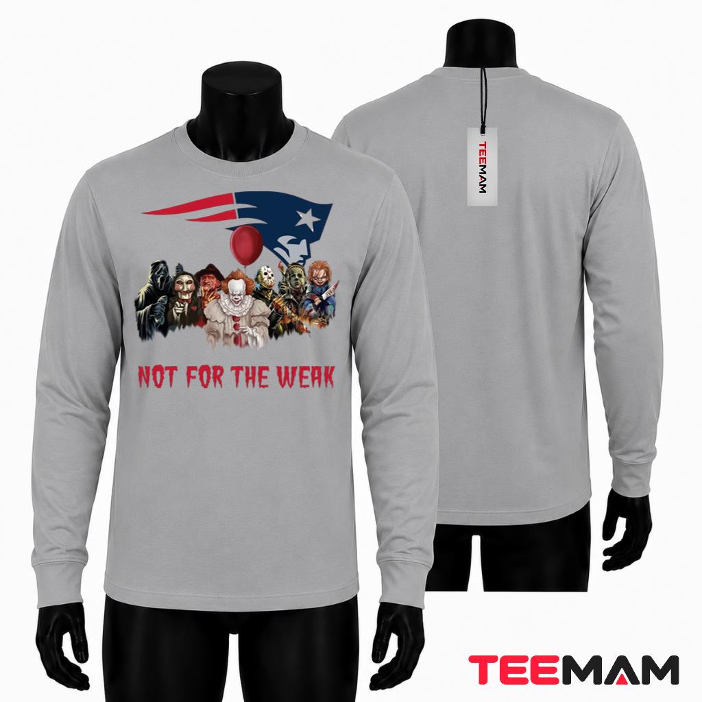 New England Patriots Halloween Long Sleeve Horror Icons Squad New England Patriots Halloween Long Sleeve Horror Icons Squad