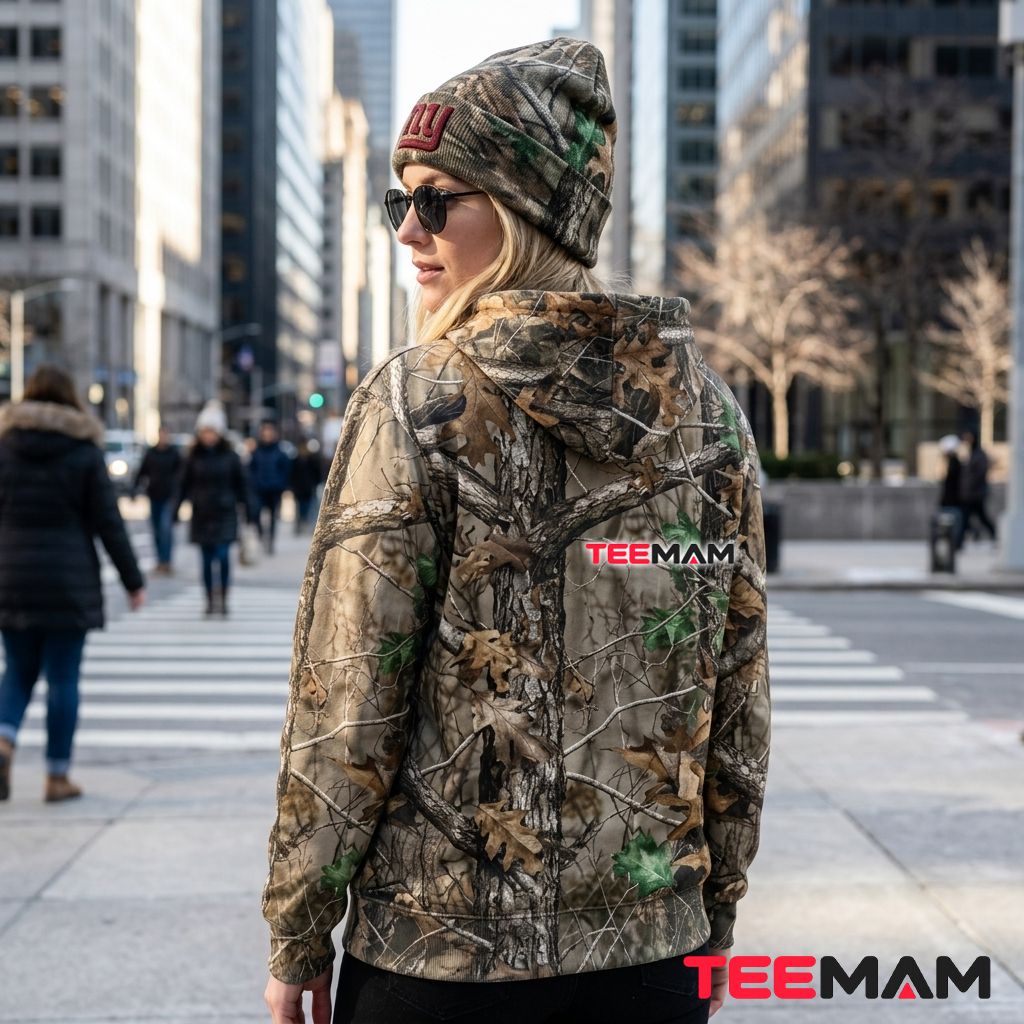 New York Giants 3D Hoodie Realtree Camo Hunting Pattern Version 3 New York Giants 3D Hoodie Realtree Camo Hunting Pattern Version 3