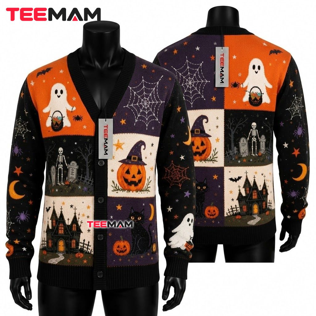 Olive Halloween Cardigan Moth Snake Crystal Olive Halloween Cardigan Moth Snake Crystal