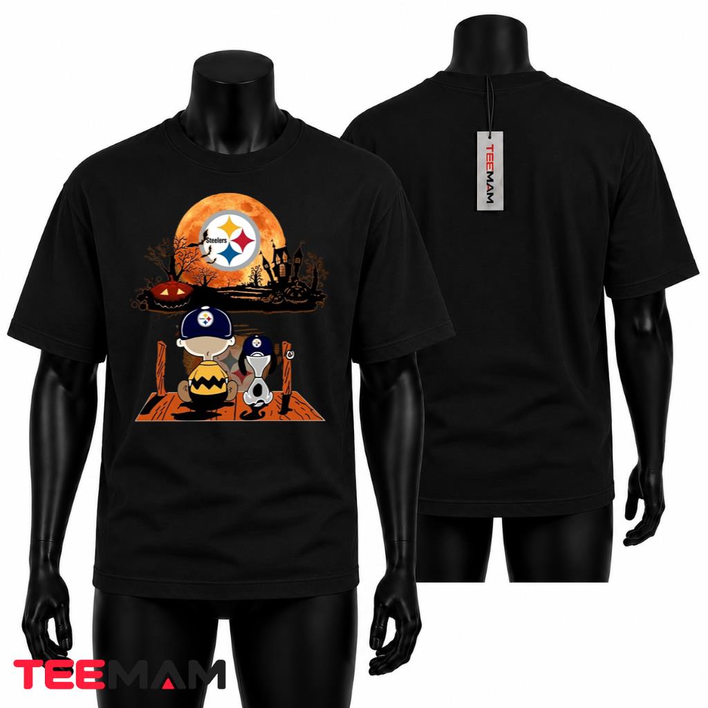 Pittsburgh Steelers Halloween T-Shirt Charlie Brown Snoopy