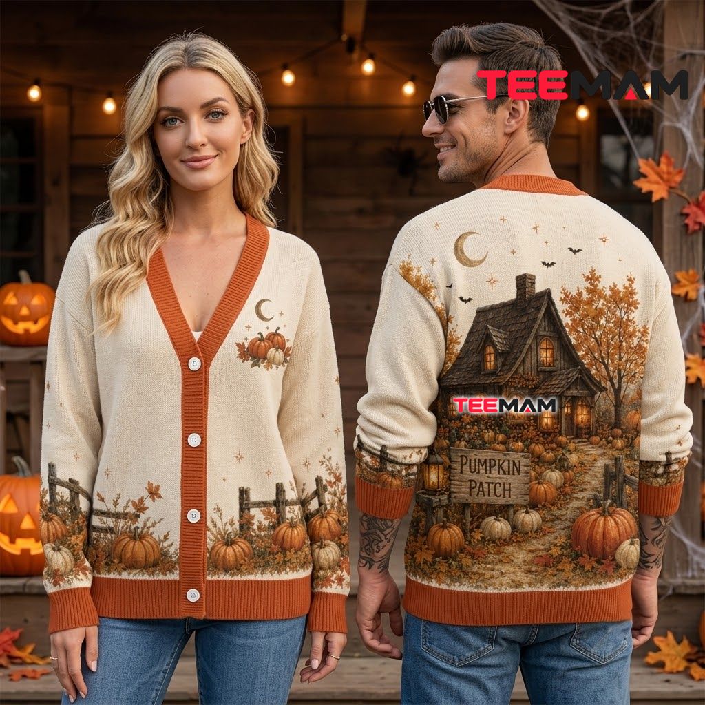 Pumpkin Patch Halloween Cardigan Cottage Autumn 2 Pumpkin Patch Halloween Cardigan Cottage Autumn 2