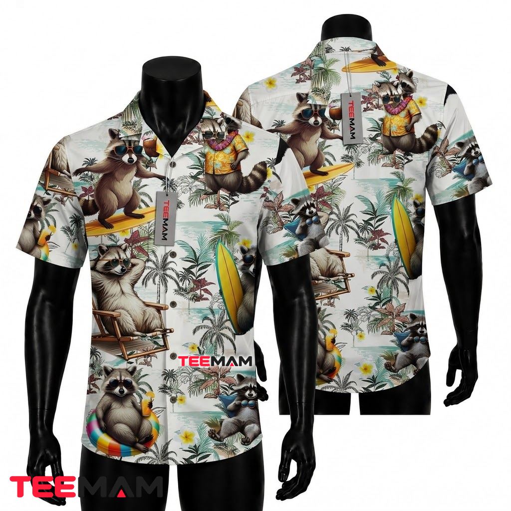 Pineapple Hawaiian Shirt Surfing Cartoon Ocean Wave Pineapple Hawaiian Shirt Surfing Cartoon Ocean Wave