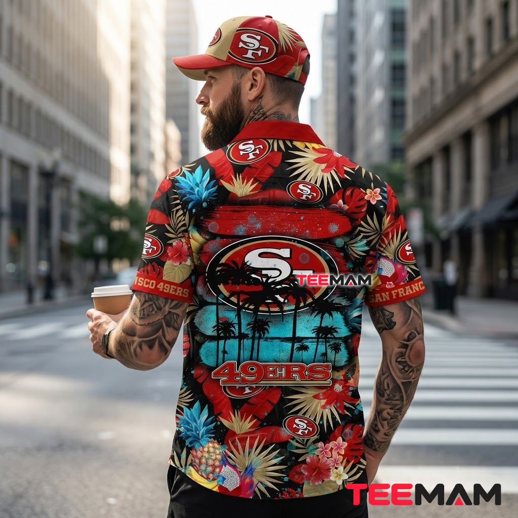 San Francisco 49ers Hawaiian Shirt Pineapple Summer Beach Version 3 San Francisco 49ers Hawaiian Shirt Pineapple Summer Beach Version 3