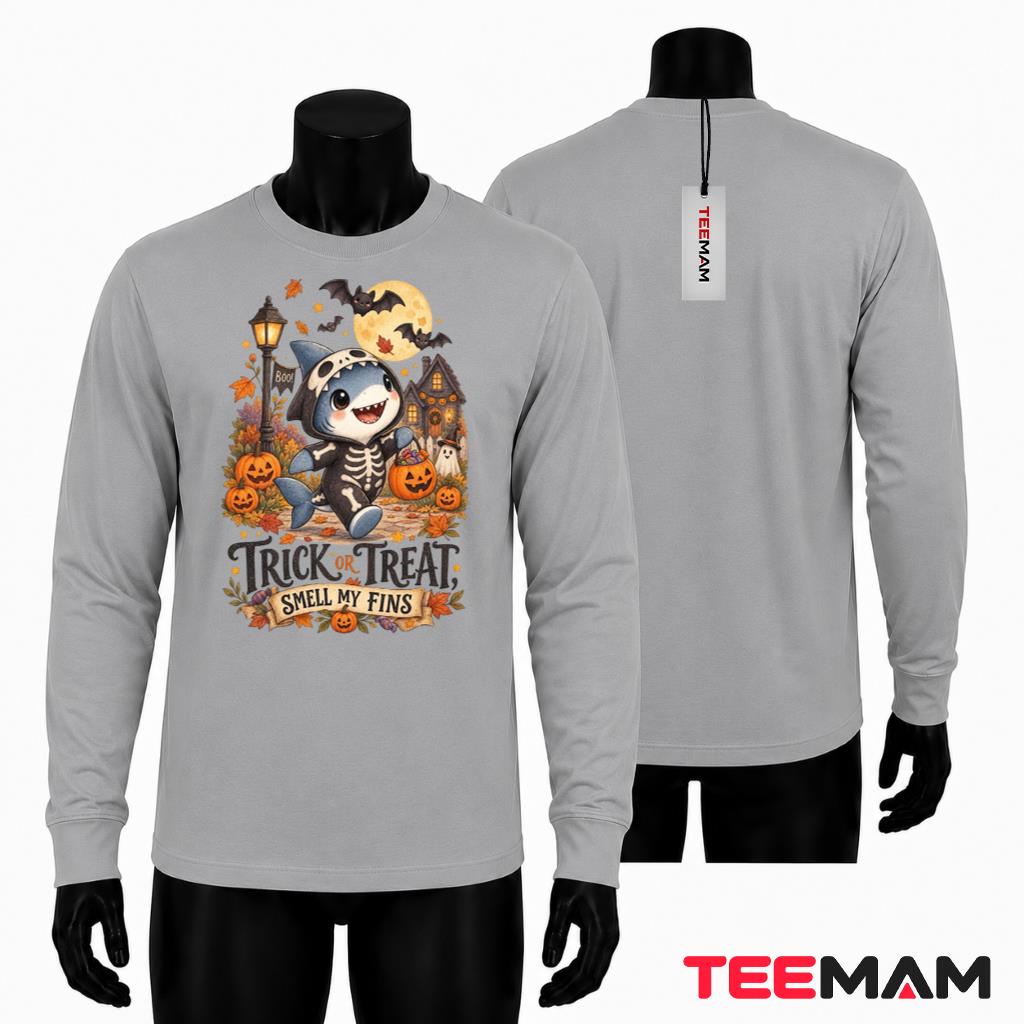 Shark Halloween Long Sleeve Cute Skeleton Costume Trick Treat Shark Halloween Long Sleeve Cute Skeleton Costume Trick Treat