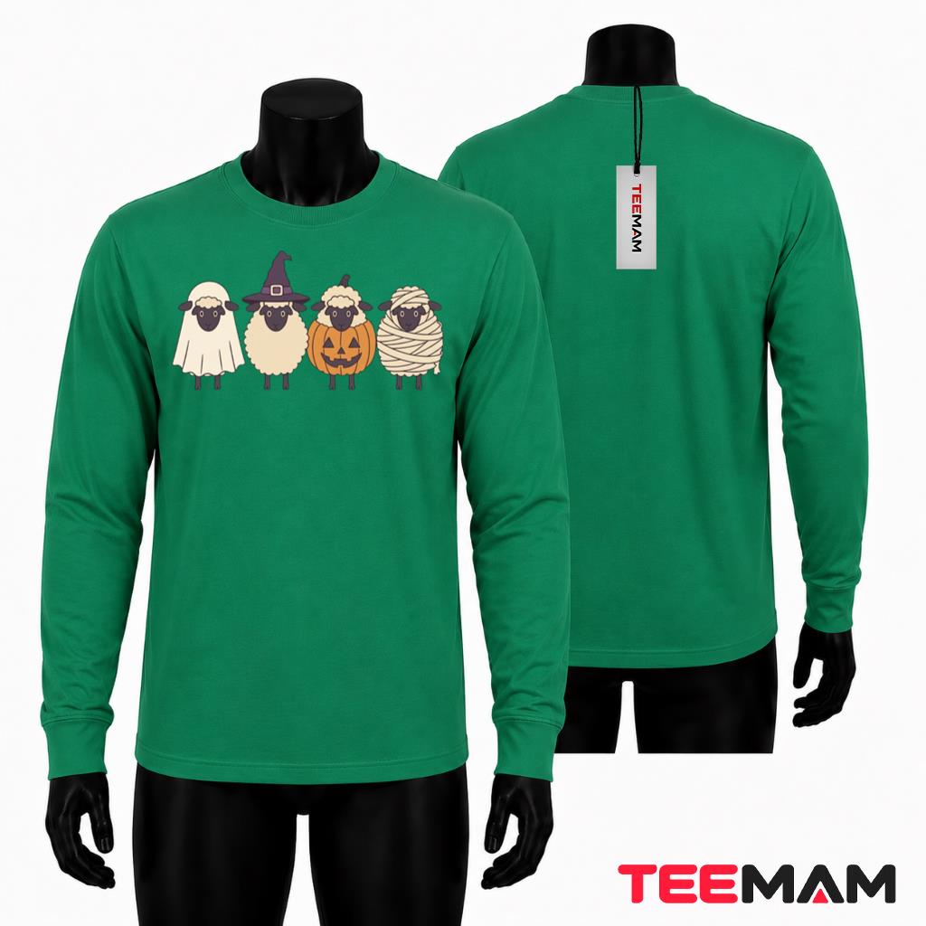 Sheep Halloween Costume Long Sleeve Spooky Farm Animal Party Funny Gift Sheep Halloween Costume Long Sleeve Spooky Farm Animal Party Funny Gift