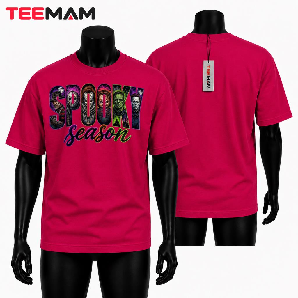 Spooky Season Horror Movie Characters Halloween T-Shirt
