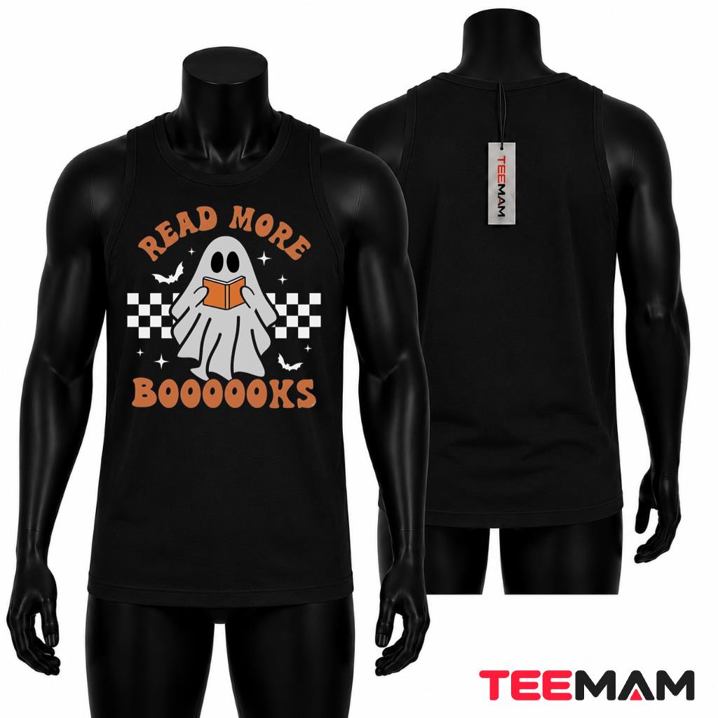 Spooky Teacher Ghost Tank Top Read More Books Spooky Teacher Ghost Tank Top Read More Books